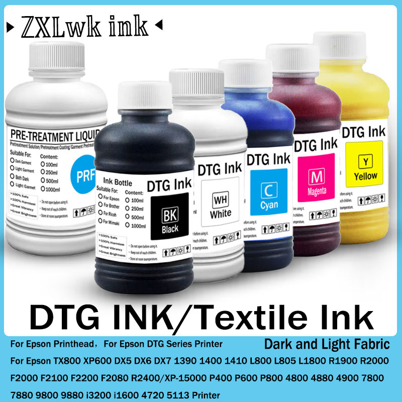Direct To Garment Ink - DTG Ink 250ML Textile ink for
