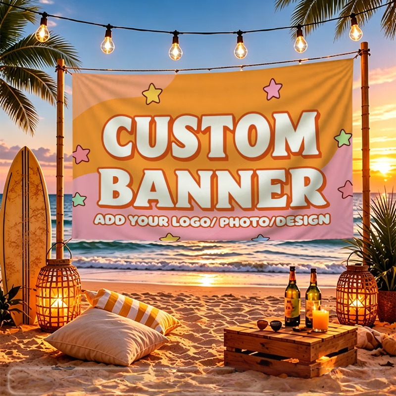 Commercial Printing Images - Custom Banner Flags Suitable For Personalized