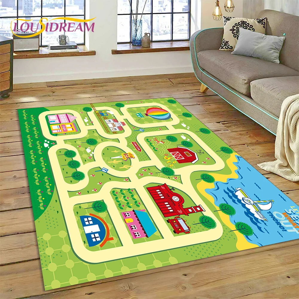 City Traffic Road Map Runway C - Commercial Road Printing 评论和价格