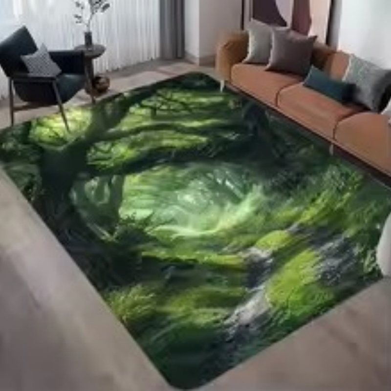 3D Optical Illusion Forest Pri - Commercial Road Printing 评论和价格