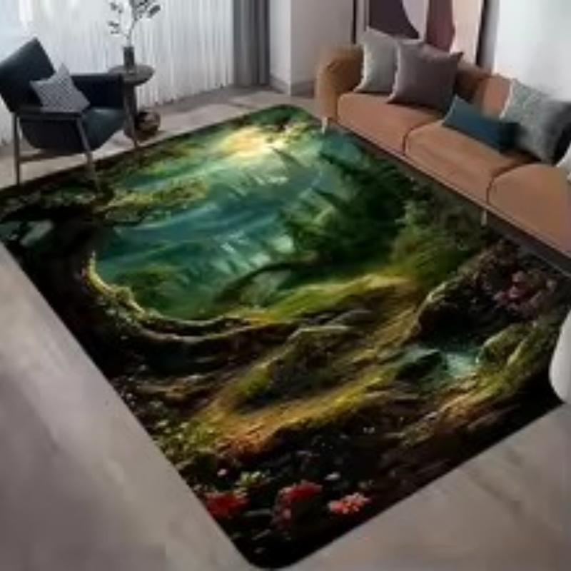 3D Optical Illusion Forest Pri - Commercial Road Printing 评论和价格