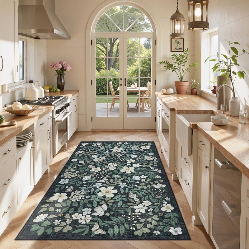 Floral Living Room Carpet Vint - Commercial Printing Online 评论和价格