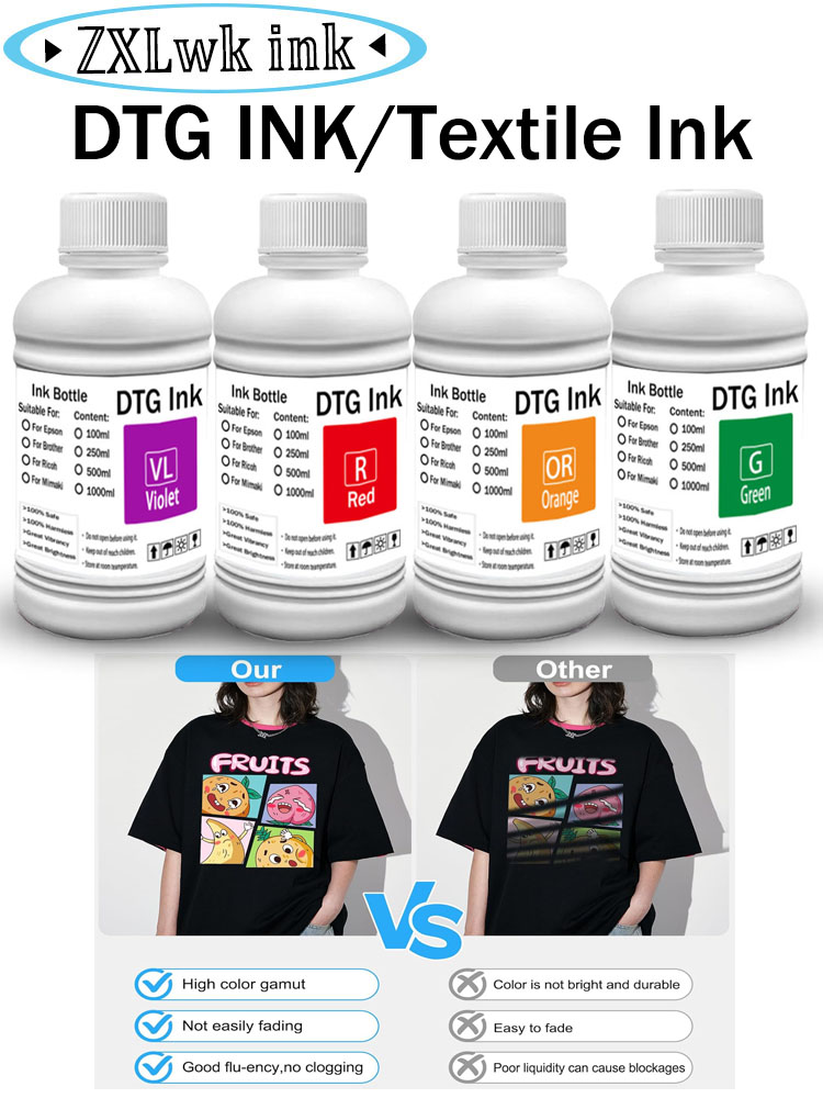 DTG Ink 250ML Textile ink for  - Direct To Garment Ink 评论和价格