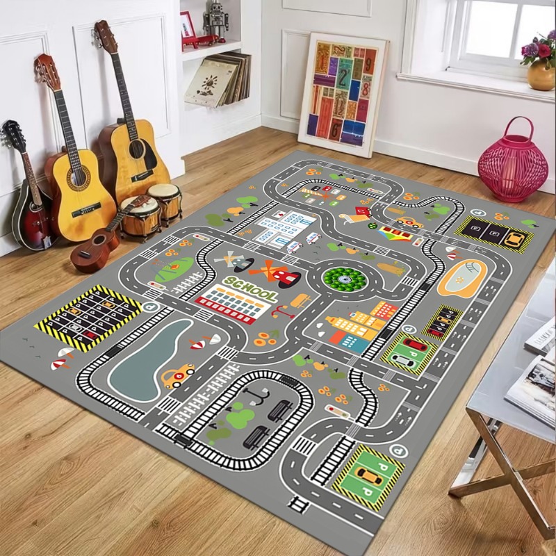 Kids City Traffic Road Game Ar - Commercial Road Printing 评论和价格