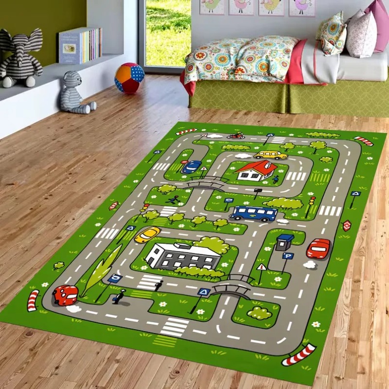 Cartoon City Traffic Road Map  - Commercial Road Printing 评论和价格