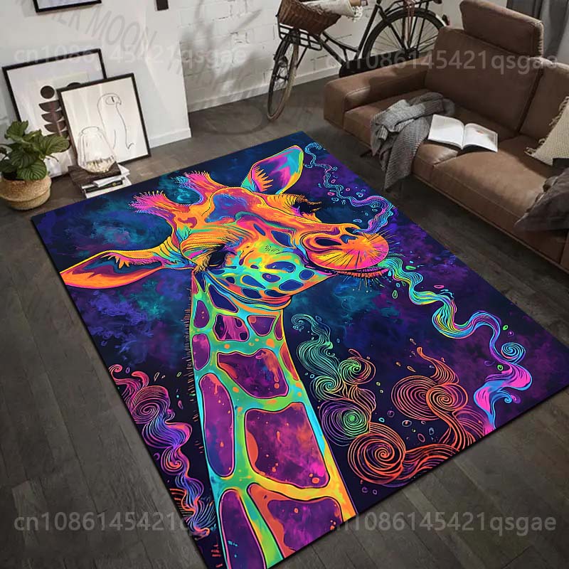1PC Colorful artistic giraffe  - Commercial Printing Images 评论和价格