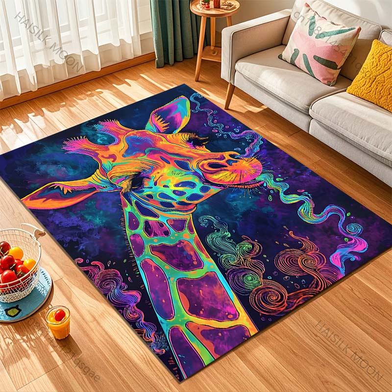 1PC Colorful artistic giraffe  - Commercial Printing Images 评论和价格