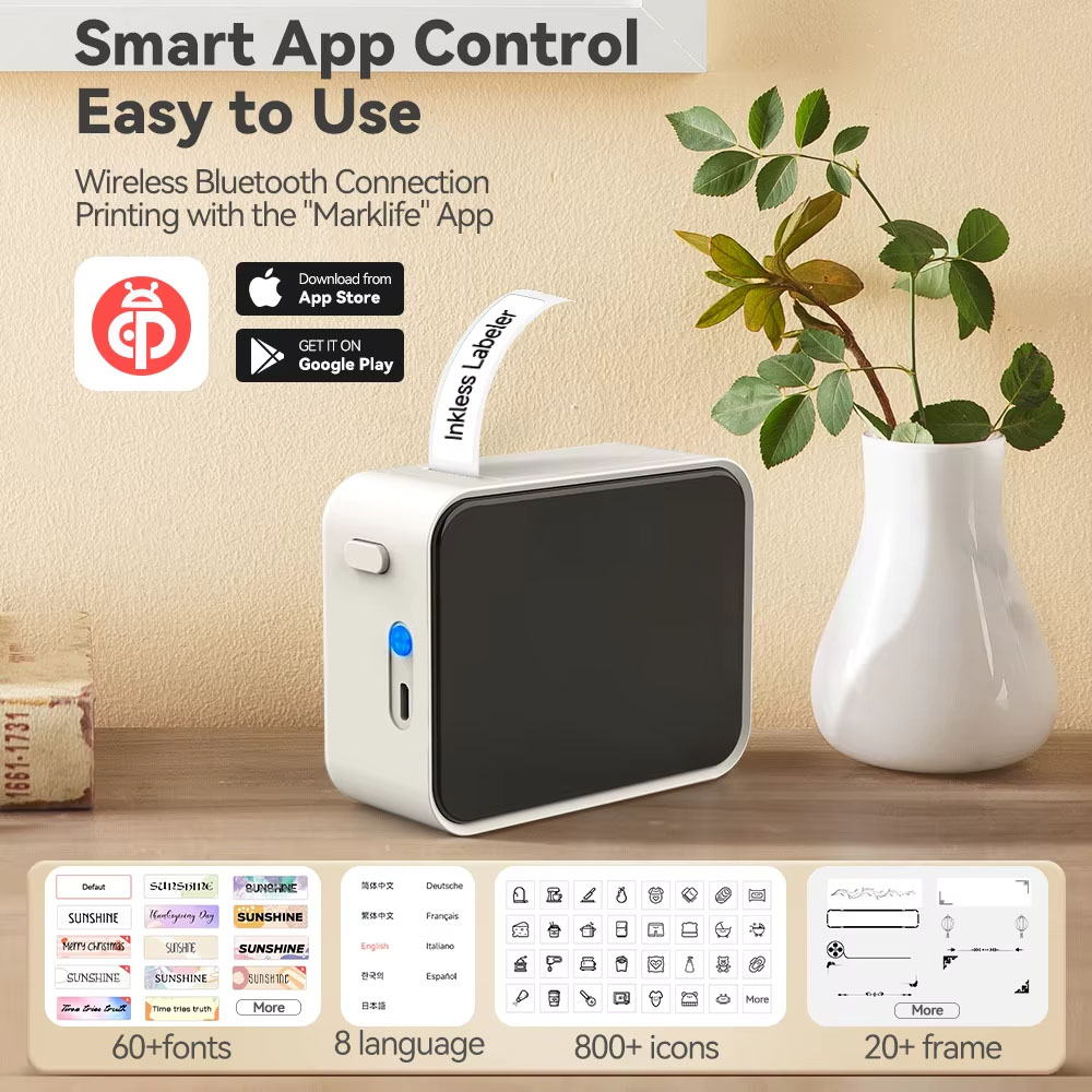 Marklife P15 Portable Thermal  - Commercial Printing Machine Price 评论和价格
