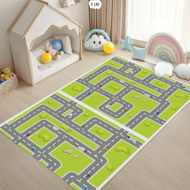 City Road Track Print Area Rug - Commercial Road Printing 评论和价格