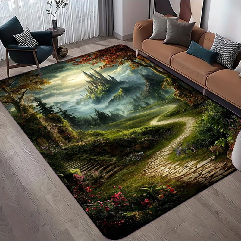 3D Optical Illusion Forest Pri - Commercial Road Printing 评论和价格