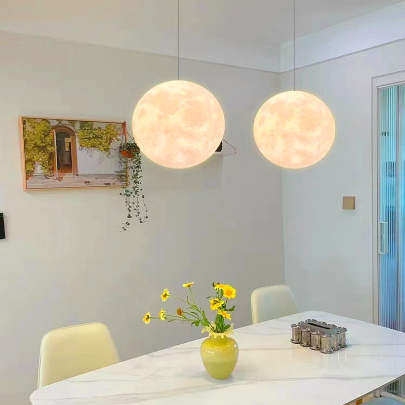 3D Printing Moon Chandelier Si - Commercial Road Printing 评论和价格