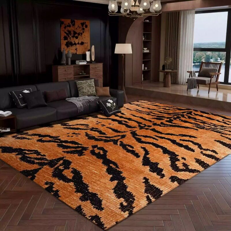 Retro Leopard Print Living Roo - Commercial Printing Online 评论和价格