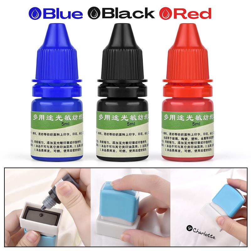 5ml Blue Red Black Ink Textile - Direct To Garment Ink 评论和价格