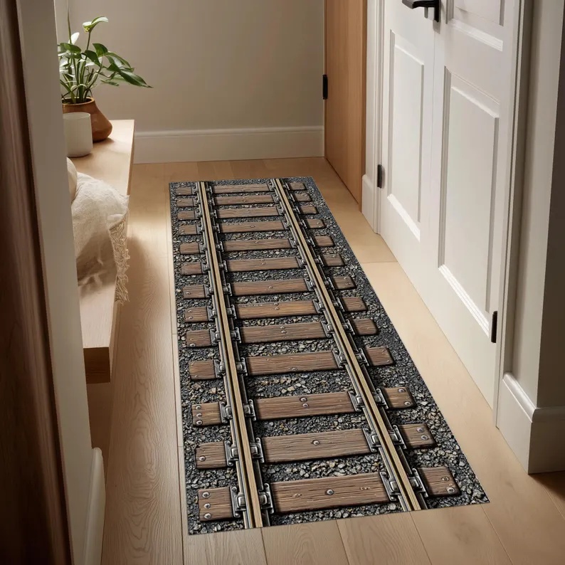Racing Track Runner Rug City R - Commercial Road Printing 评论和价格